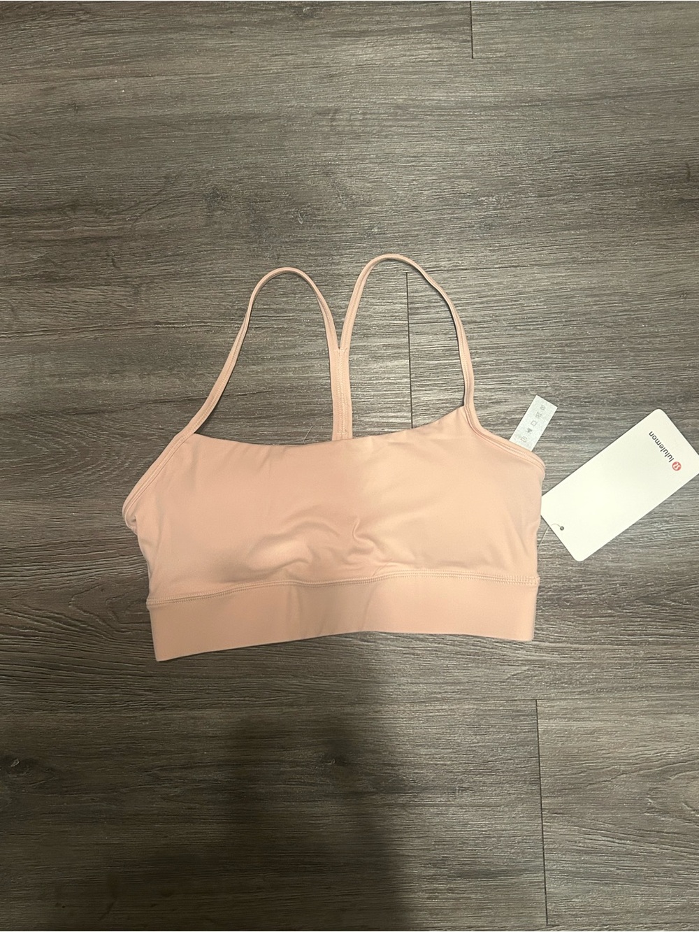 lululemon athletica Blush Pink Double-Strap Sports Bralette
